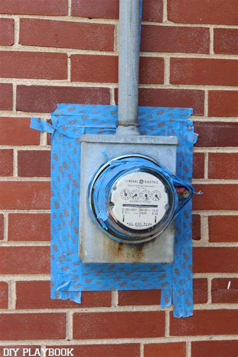 diy coating electric box|diy electric meter box paint.